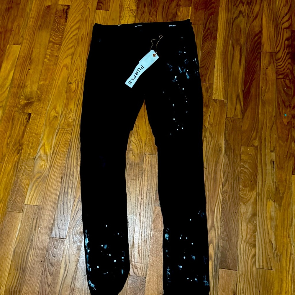 Purple jeans